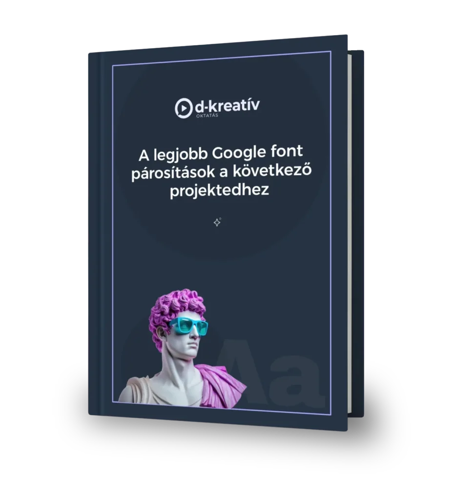 Google font párok e-book